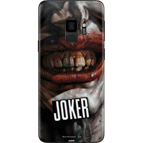 DC Comics Joker Graphic Novel Cover 2008 Art by Lee Bermejo Galaxy S9 Skin